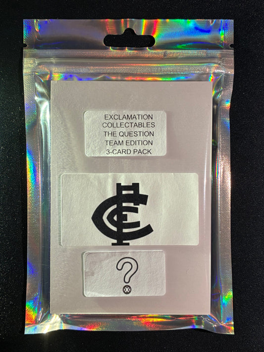 The Question CARLTON BLUES - AFL Team Edition 3-Card Pack