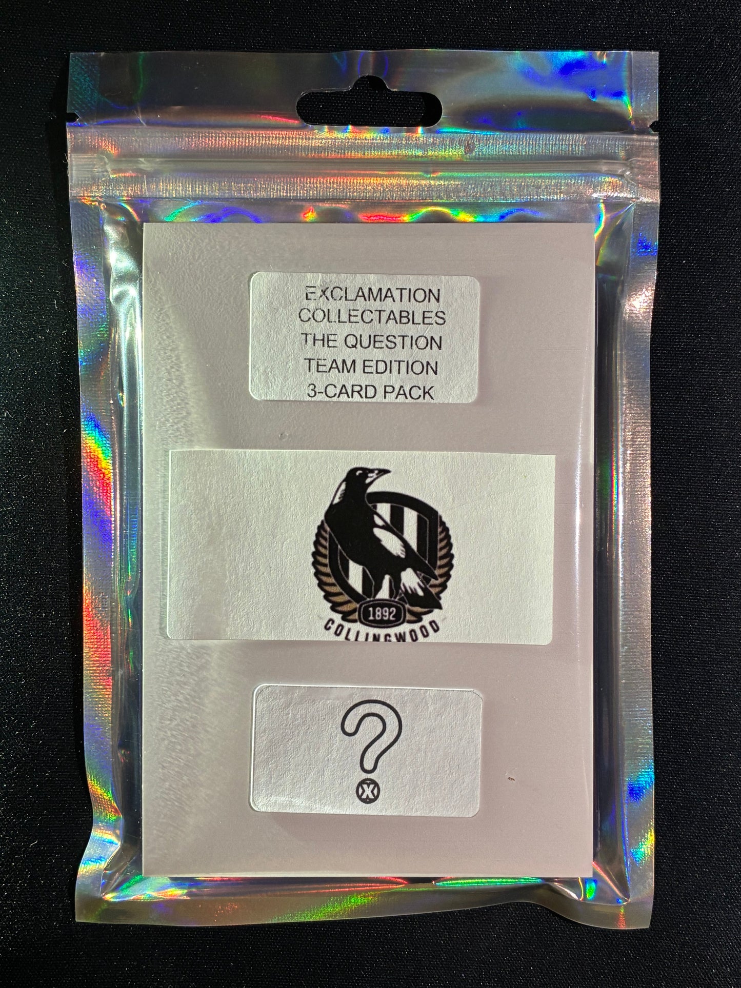 The Question COLLINGWOOD MAGPIES - AFL Team Edition 3-Card Pack
