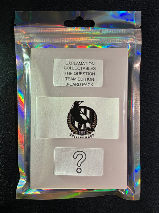 The Question COLLINGWOOD MAGPIES - AFL Team Edition 3-Card Pack
