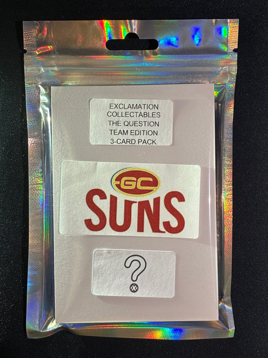 The Question GOLD COAST SUNS - AFL Team Edition 3-Card Pack