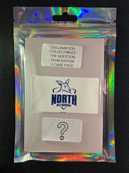 The Question NORTH MELBOURNE KANGAROOS - AFL Team Edition 3-Card Pack