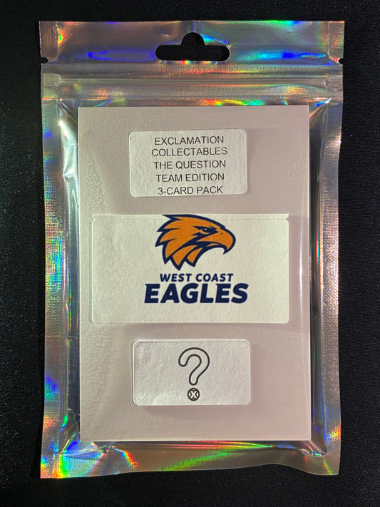 The Question WEST COAST EAGLES - AFL Team Edition 3-Card Pack