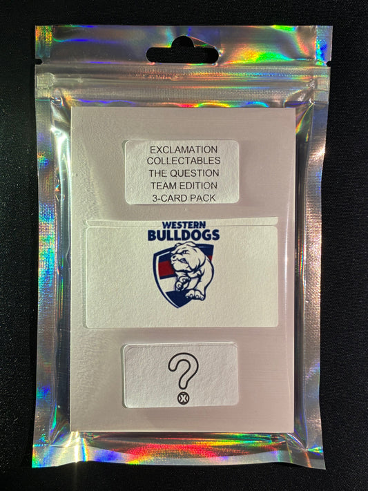 The Question WESTERN BULLDOGS - AFL Team Edition 3-Card Pack