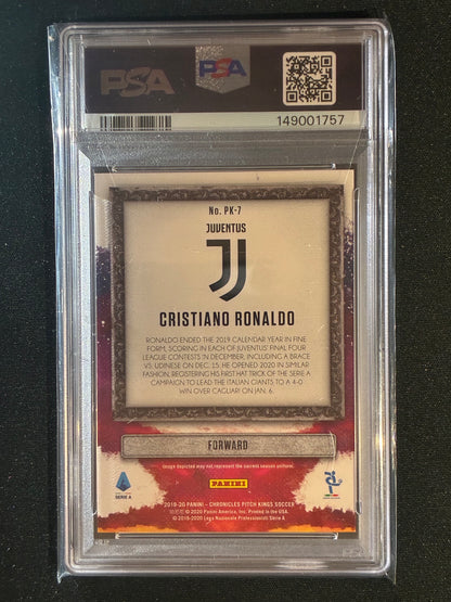 2019-20 Chronicles Serie A CRISTIANO RONALDO Pitch Kings Insert PK-7 PSA 9 (757)