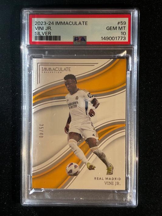 2023-24 Immaculate VINI JR. Base Silver 35/40 #59 PSA 10 (773)