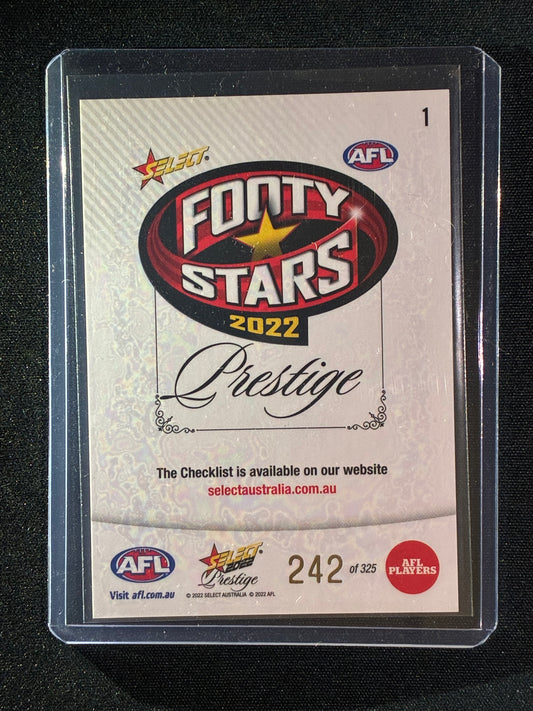 2022 Footy Stars Prestige CHECKLIST HEADER Pink Parallel 242/325
