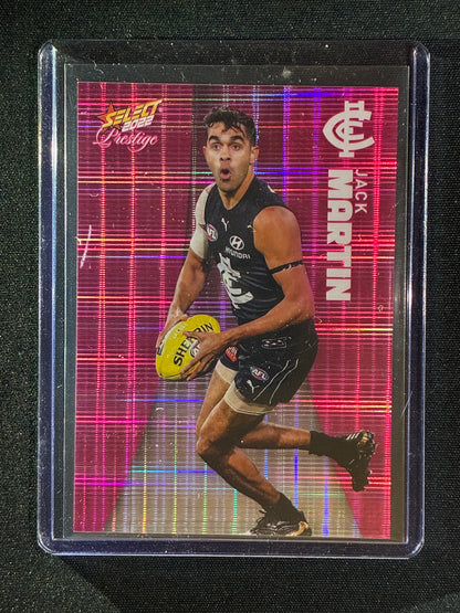 2022 Footy Stars Prestige JACK MARTIN Pink Parallel 116/325