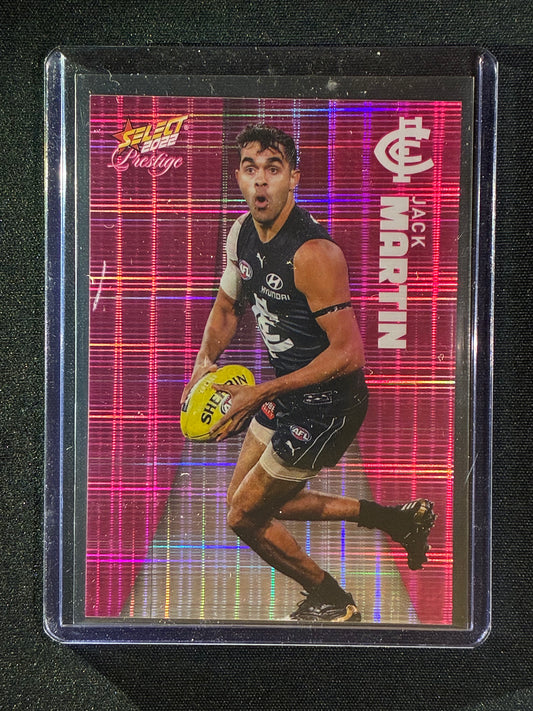 2022 Footy Stars Prestige JACK MARTIN Pink Parallel 116/325