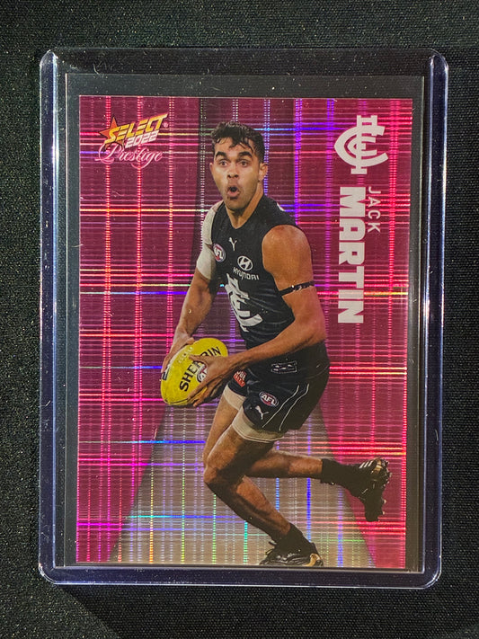 2022 Footy Stars Prestige JACK MARTIN Pink Parallel 221/325