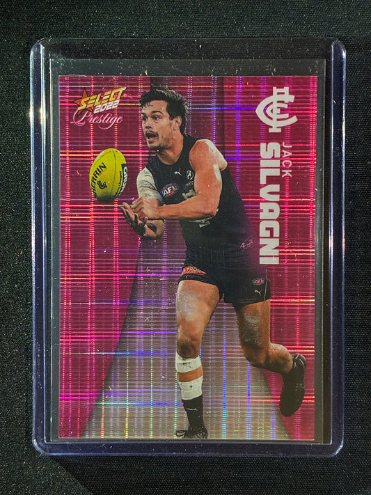 2022 Footy Stars Prestige JACK SILVAGNI Pink Parallel 166/325