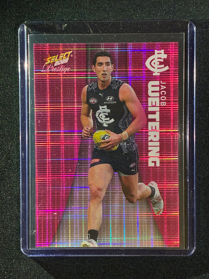 2022 Footy Stars Prestige JACOB WEITERING Pink Parallel 271/325