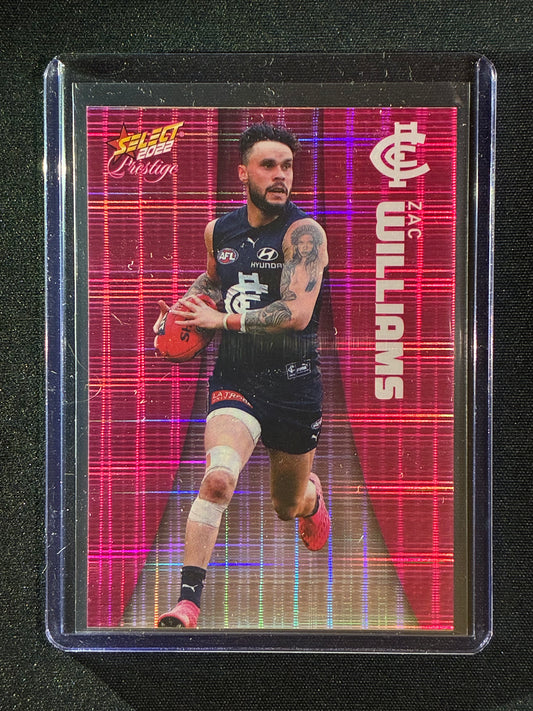 2022 Footy Stars Prestige ZAC WILLIAMS Pink Parallel 176/325