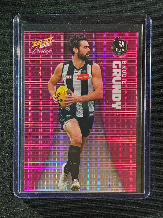 2022 Footy Stars Prestige BRODIE GRUNDY Pink Parallel 323/325