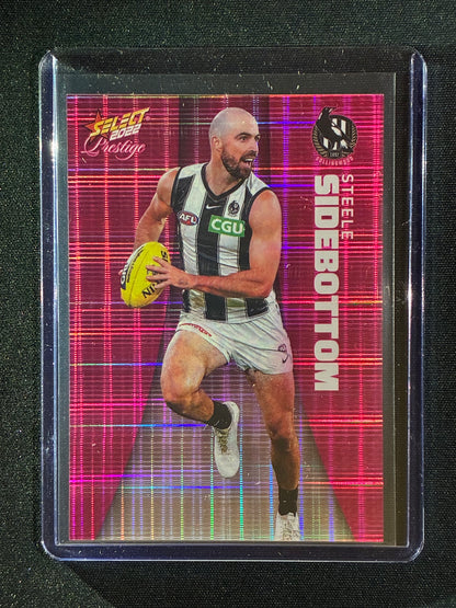 2022 Footy Stars Prestige STEELE SIDEBOTTOM Pink Parallel 112/325