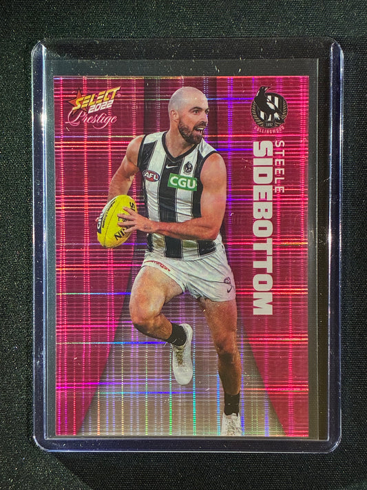 2022 Footy Stars Prestige STEELE SIDEBOTTOM Pink Parallel 112/325