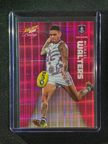 2022 Footy Stars Prestige MICHAEL WALTERS Pink Parallel 74/325