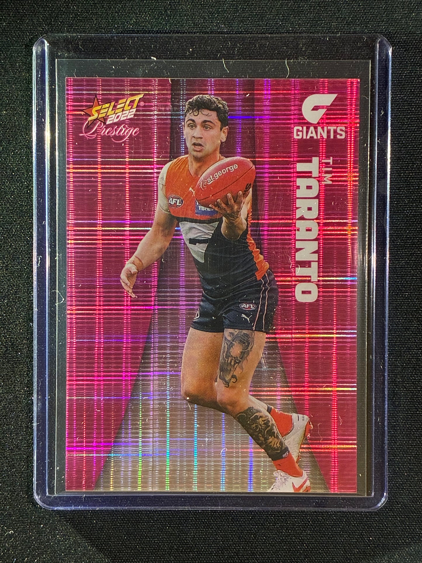 2022 Footy Stars Prestige TIM TARANTO Pink Parallel 28/325