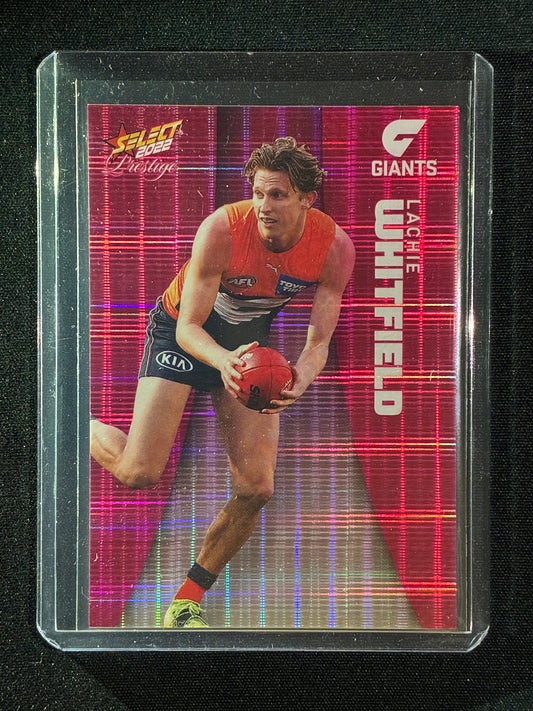 2022 Footy Stars Prestige LACHIE WHITFIELD Pink Parallel 94/325