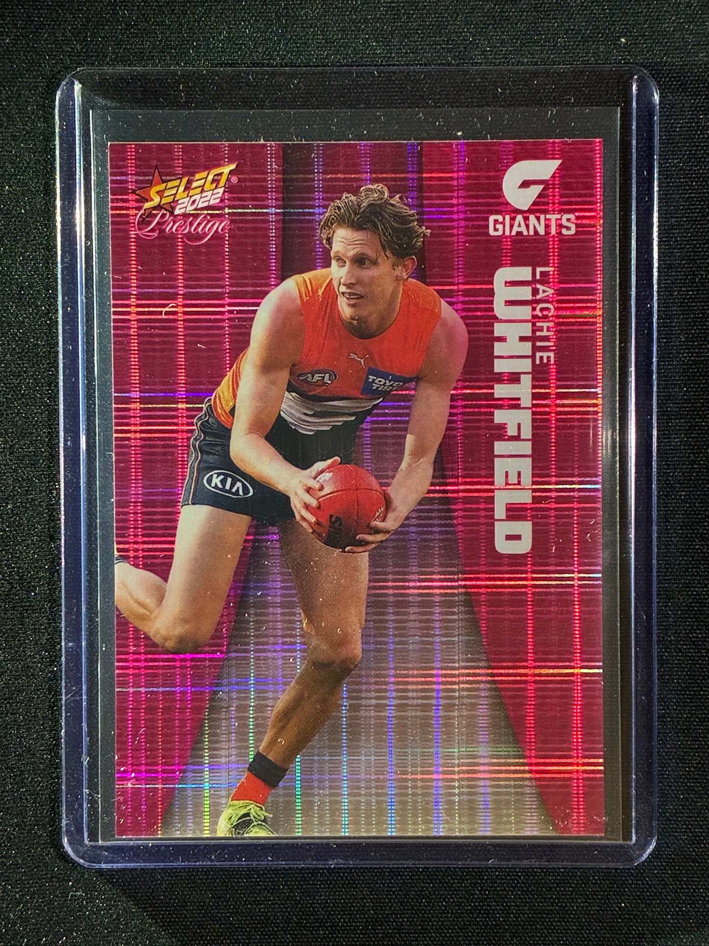 2022 Footy Stars Prestige LACHIE WHITFIELD Pink Parallel 214/325
