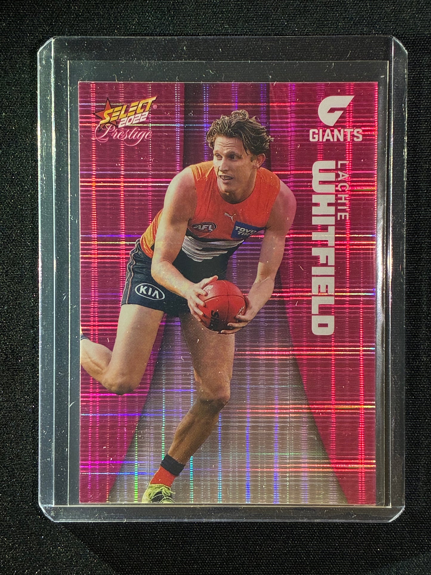 2022 Footy Stars Prestige LACHIE WHITFIELD Pink Parallel 244/325