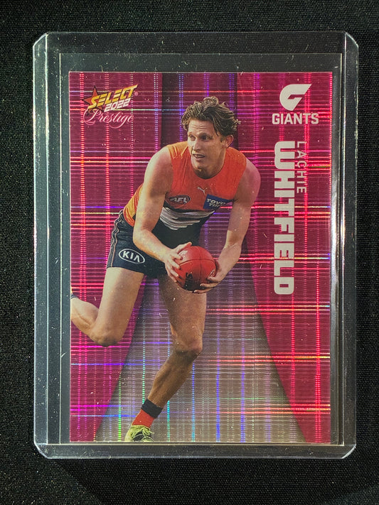 2022 Footy Stars Prestige LACHIE WHITFIELD Pink Parallel 244/325