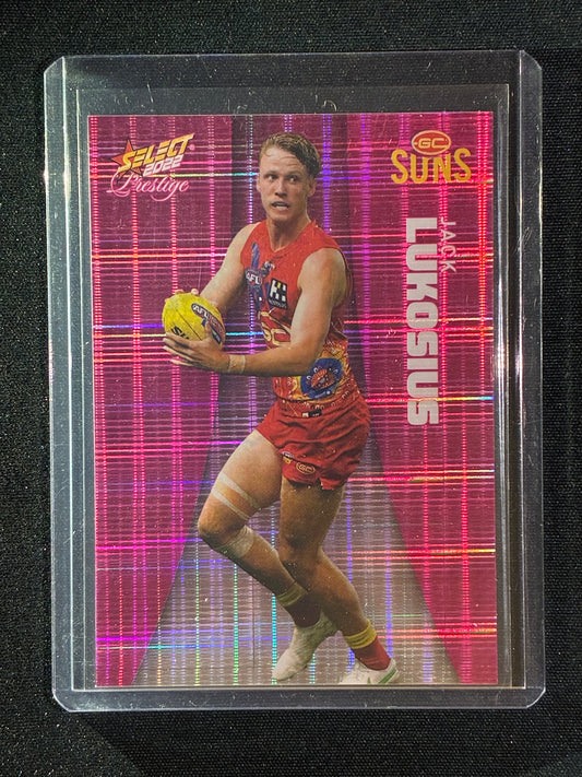 2022 Footy Stars Prestige JACK LUKOSIUS Pink Parallel 132/325