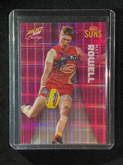 2022 Footy Stars Prestige MATT ROWELL Pink Parallel 164/325