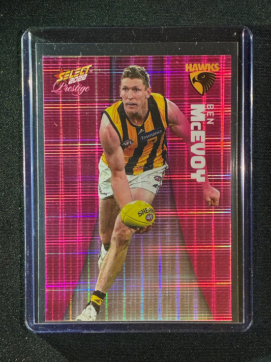 2022 Footy Stars Prestige BEN MCEVOY Pink Parallel 86/325