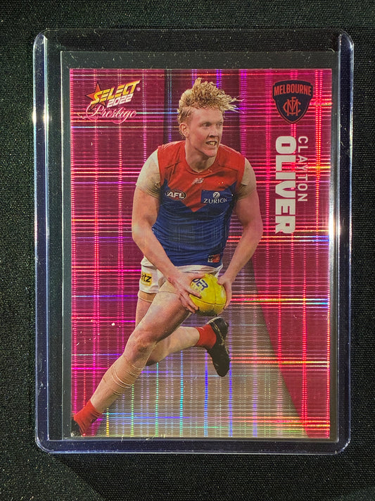 2022 Footy Stars Prestige CLAYTON OLIVER Pink Parallel 27/325