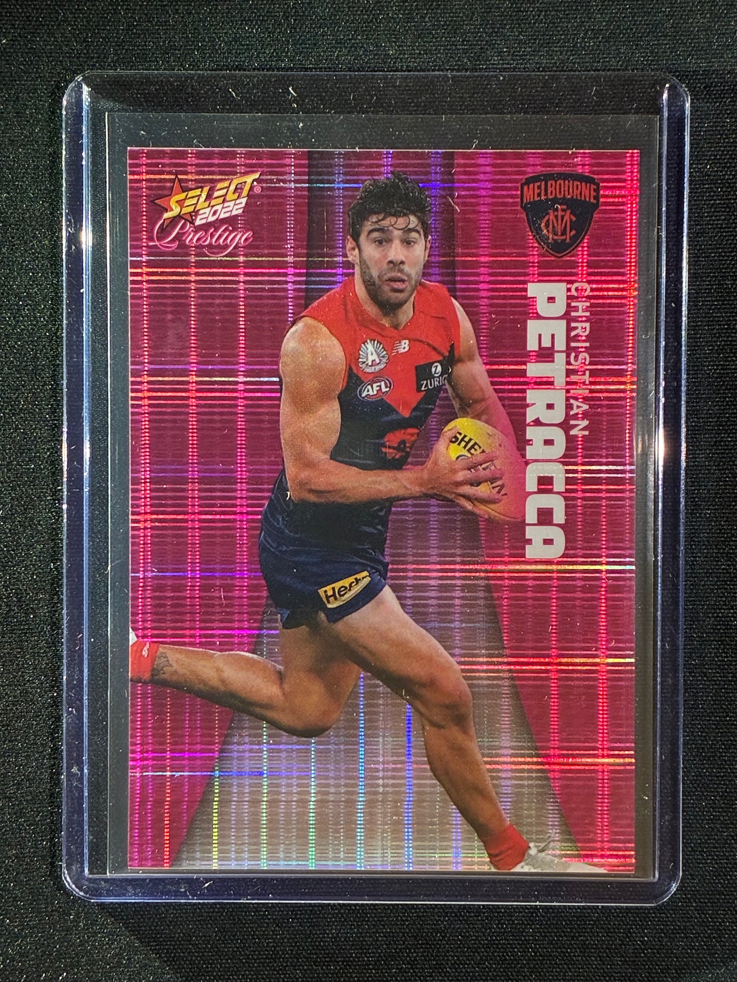2022 Footy Stars Prestige CHRISTIAN PETRACCA Pink Parallel 322/325