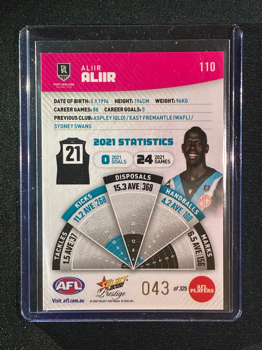 2022 Footy Stars Prestige ALIIR ALIIR Pink Parallel 43/325