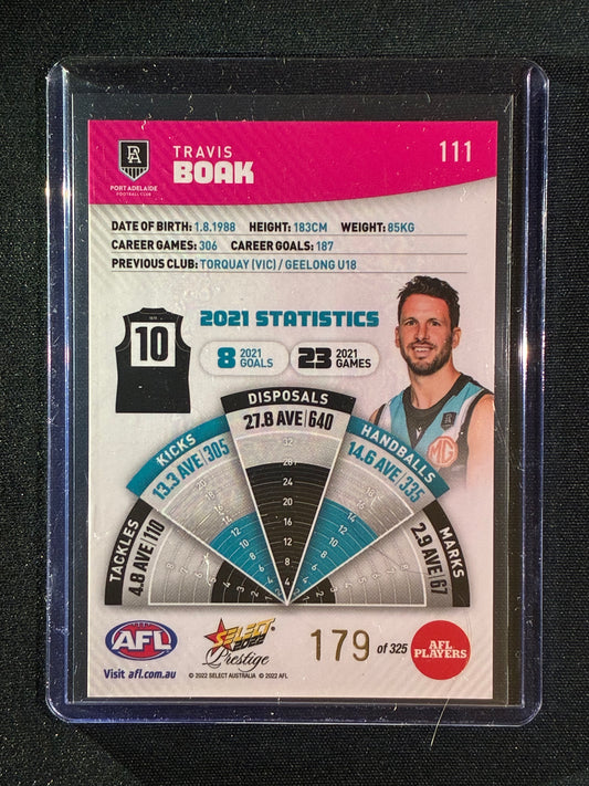 2022 Footy Stars Prestige TRAVIS BOAK Pink Parallel 179/325