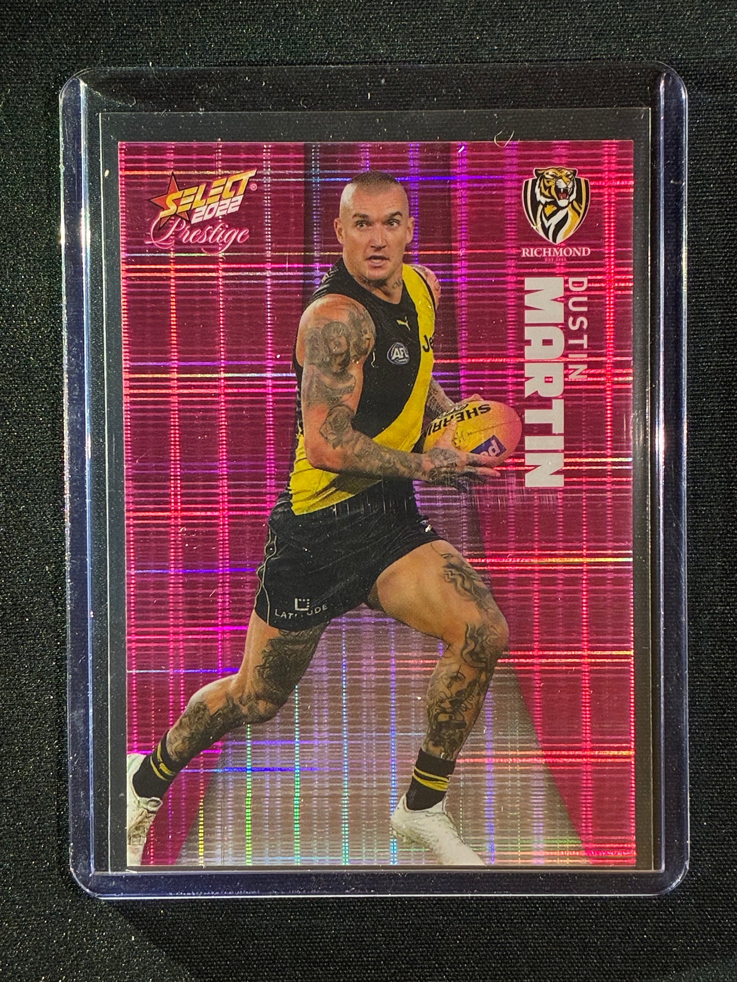 2022 Footy Stars Prestige DUSTIN MARTIN Pink Parallel 77/325