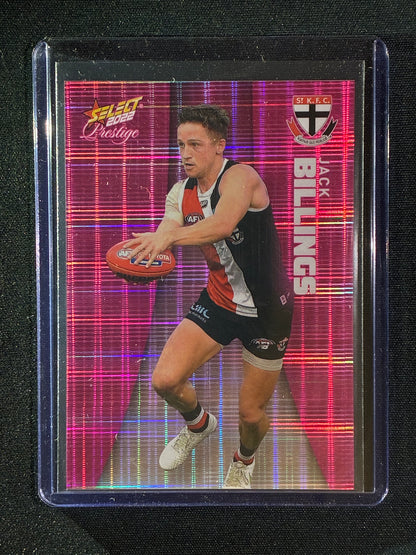 2022 Footy Stars Prestige JACK BILLINGS Pink Parallel 295/325