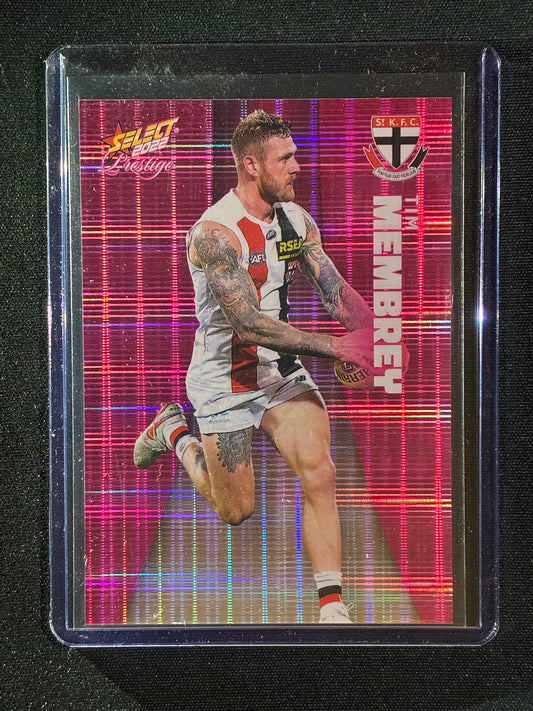 2022 Footy Stars Prestige TIM MEMBREY Pink Parallel 55/325