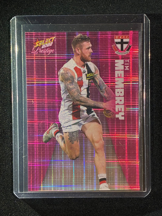 2022 Footy Stars Prestige TIM MEMBREY Pink Parallel 248/325