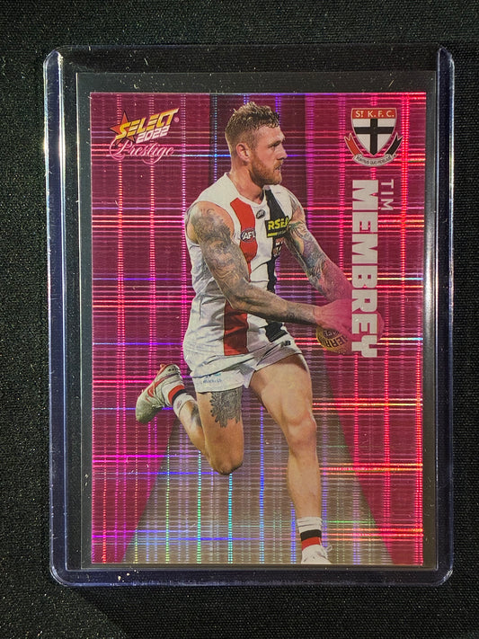2022 Footy Stars Prestige TIM MEMBREY Pink Parallel 266/325