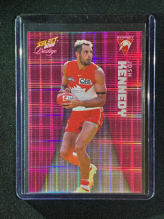2022 Footy Stars Prestige JOSH KENNEDY Pink Parallel 140/325