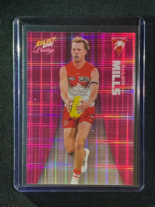 2022 Footy Stars Prestige CALLUM MILLS Pink Parallel 154/325