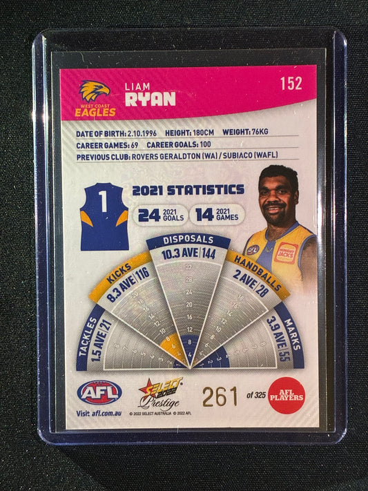 2022 Footy Stars Prestige LIAM RYAN Pink Parallel 261/325