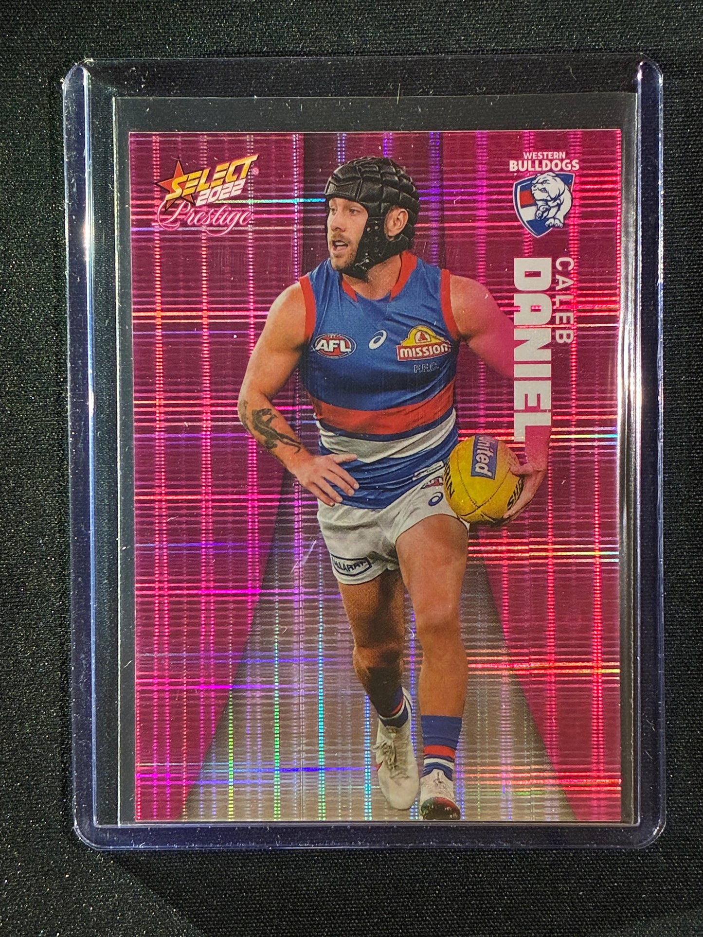 2022 Footy Stars Prestige CALEB DANIEL Pink Parallel 89/325