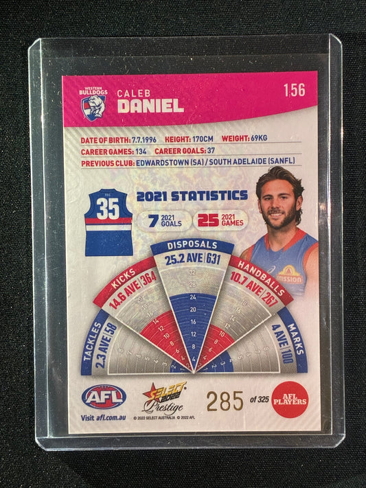 2022 Footy Stars Prestige CALEB DANIEL Pink Parallel 285/325