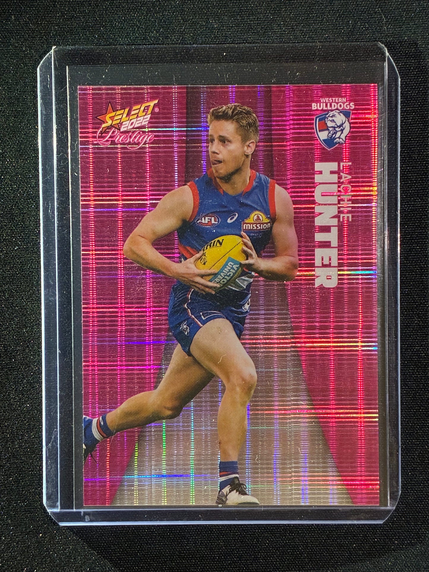 2022 Footy Stars Prestige LACHIE HUNTER Pink Parallel 181/325