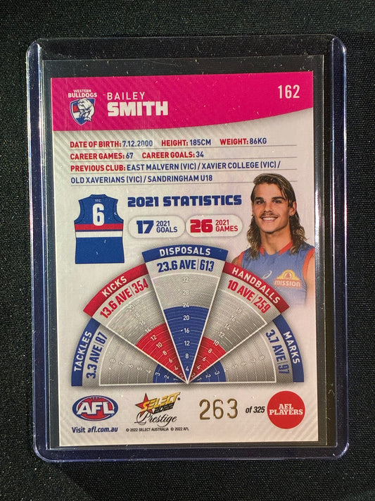 2022 Footy Stars Prestige BAILEY SMITH Pink Parallel 263/325