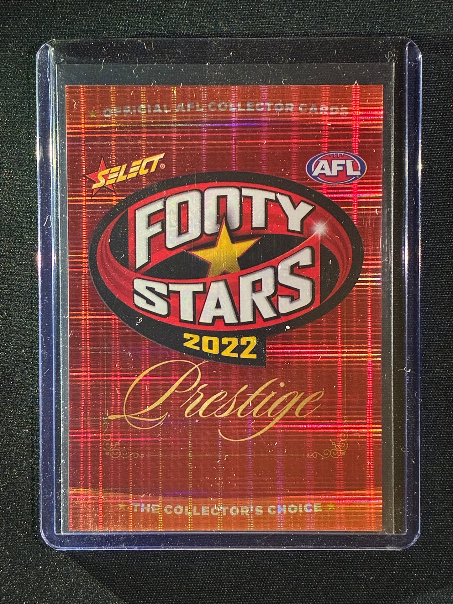 2022 Footy Stars Prestige CHECKLIST HEADER Orange Parallel 34/210