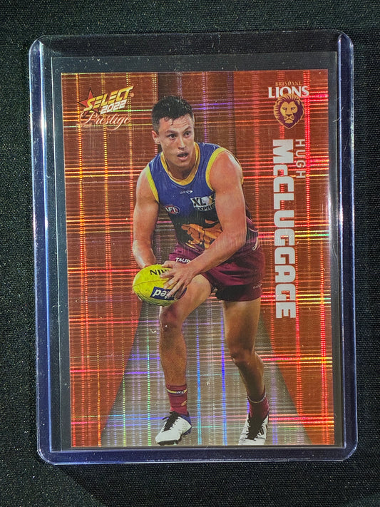 2022 Footy Stars Prestige HUGH MCCLUGGAGE Orange Parallel 155/210
