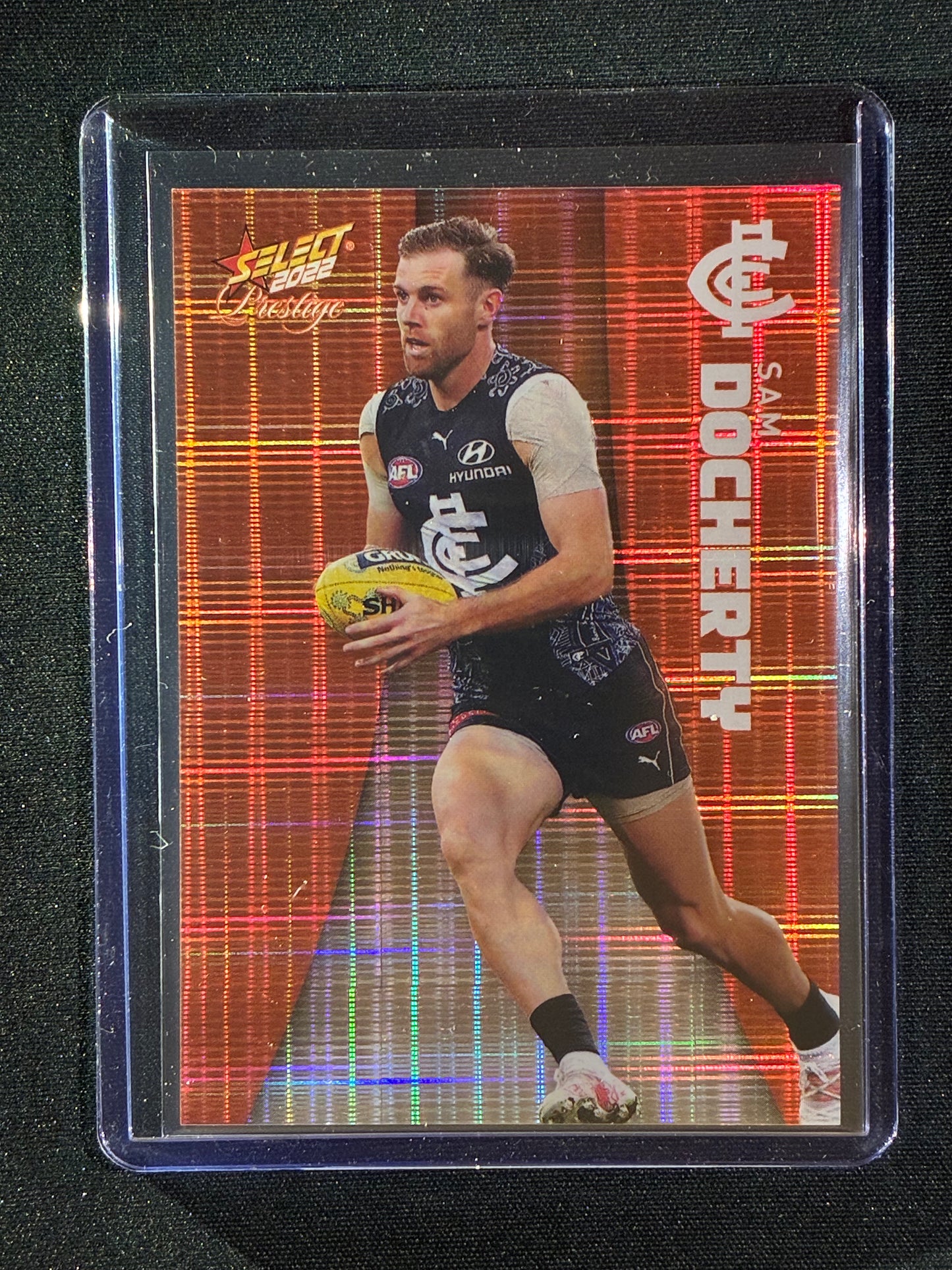 2022 Footy Stars Prestige SAM DOCHERTY Orange Parallel 145/210