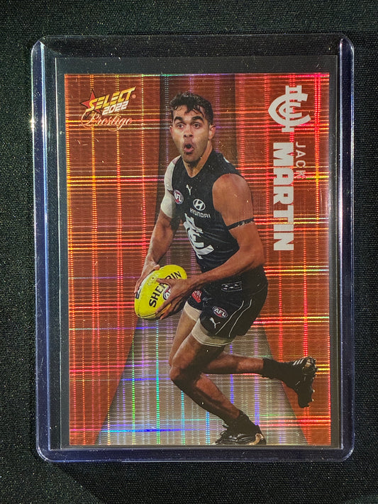 2022 Footy Stars Prestige JACK MARTIN Orange Parallel 188/210