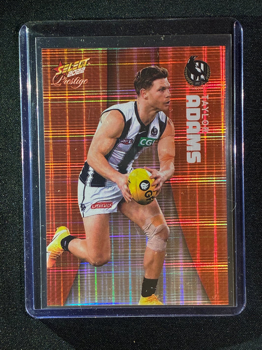 2022 Footy Stars Prestige TAYLOR ADAMS Orange Parallel 73/210