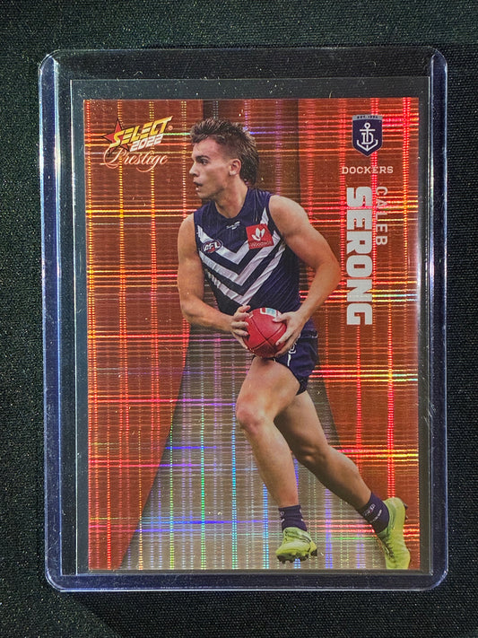 2022 Footy Stars Prestige CALEB SERONG Orange Parallel 109/210